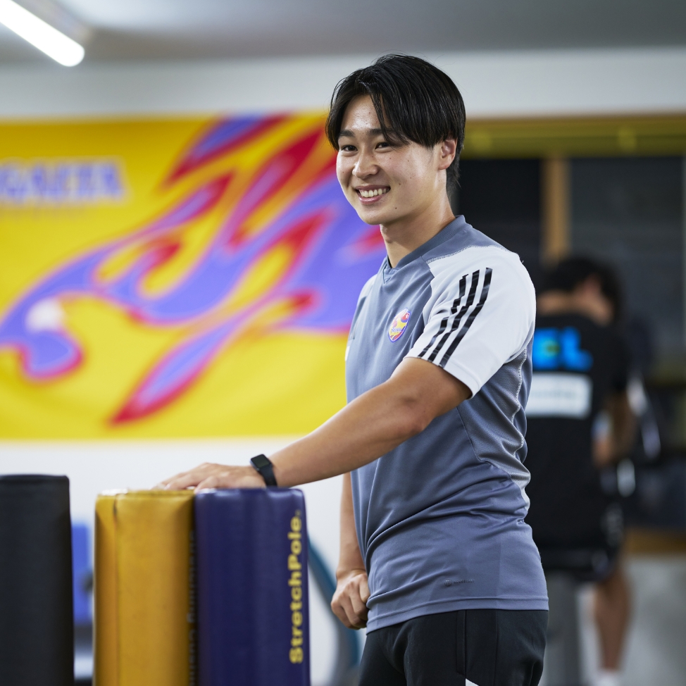 選手を支える山田凌雅さん